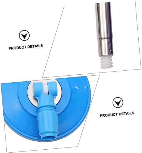 Ipetboom Mop Pole Replacement Stainless Steel Rod Rotating Handle