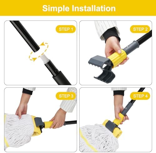 KeFanta 58 Heavy Duty Mop Handle 2 Pack