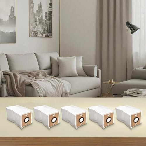 5 Pack Replacement Bags for ILIFE V9 Pro Robot Vacuum