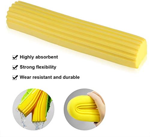 Tomotato Yellow PVA Sponge Mop Head Refill