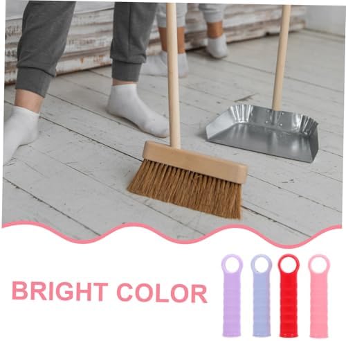 4pcs Plastic Handle Replacement for Mop and Dustpan