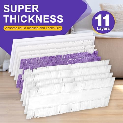ZMZPA Power Mop Pads for Swiffer Compatible 32 Refills