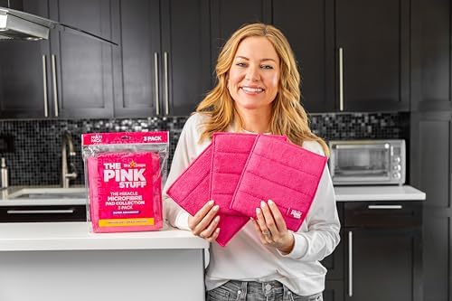 Stardrops The Pink Stuff 3 Pack Miracle Microfiber Mop Pads