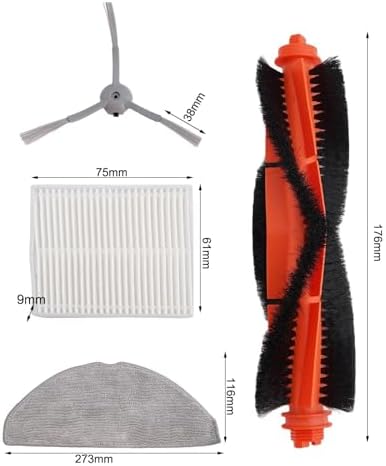 Replacement Parts Kit for Honiture V8 Pro Robot Vacuum