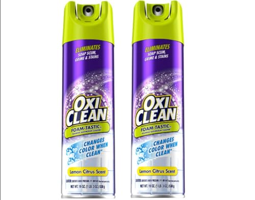 OxiClean Foam-Tastic Bathroom Cleaner 19oz 2-Pack