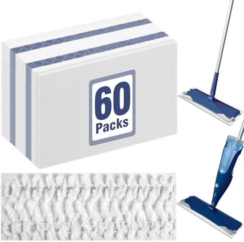 60 Pack Microfiber Cleaning Pads for Bona Mop 1
