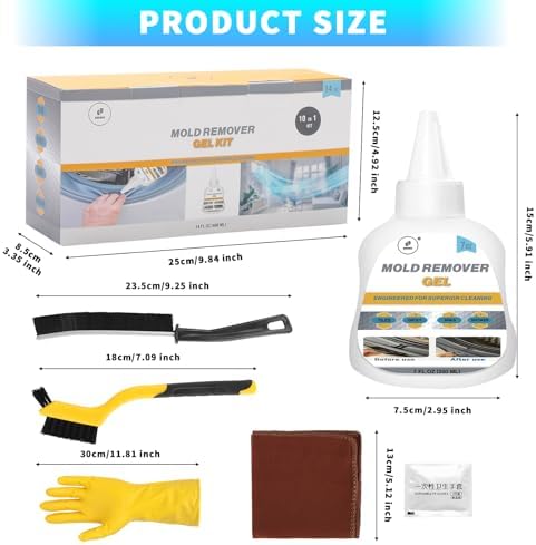BARINOX Mold Stain Remover Gel Kit 10 in 1