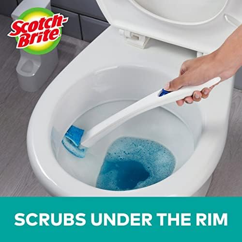 Scotch-Brite Disposable Toilet Scrubber Refills 10-Pack Blue
