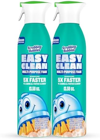 Scrubbing Bubbles Easy Clean Foaming Bathroom Cleaner 1358 Ounce Pack of 2