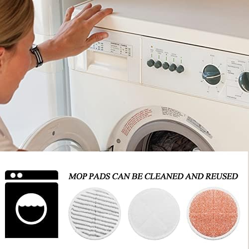 Spinwave Mop Pads Replacement Set by BeiLan - 8Pack for Bissell 2039A2124