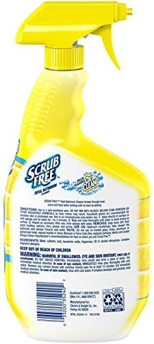 Scrub Free TOTAL Bathroom Cleaner 32 oz OxiClean Lemon Scent