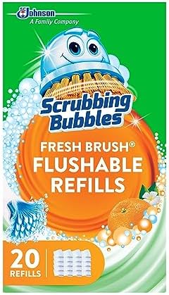 Scrubbing Bubbles Citrus Scent Toilet Refill Pads - 20 Count Pack