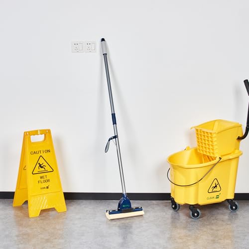 Restaurantware Yellow Sponge Mop Head Replacement - 102 x 35 x 24