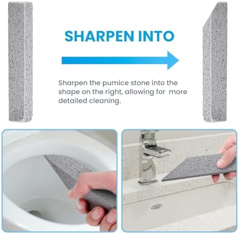 14 Pack Pumice Stones for Toilet and Surface Cleaning