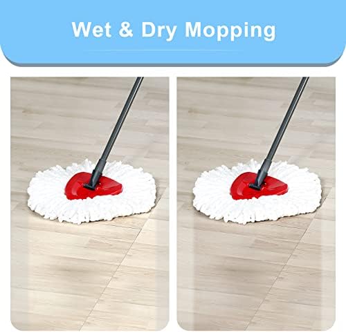 3 Pack HUMUTA Mop Replacement Heads for O Cedar Spin Mop