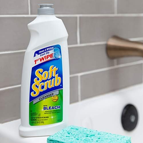 Soft Scrub Antibacterial Cleaner with Bleach 36 oz Pack of 6