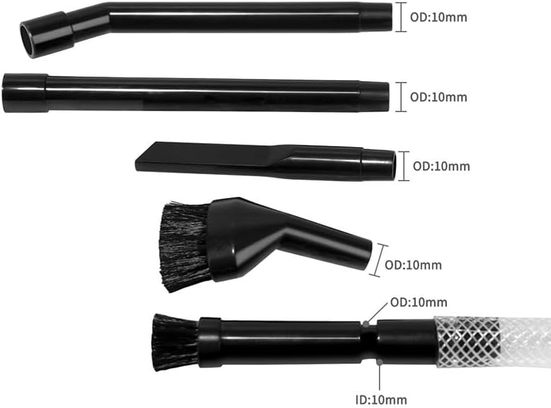 10pcs Micro Vacuum Attachment Kit for Keyboard Cleaning
