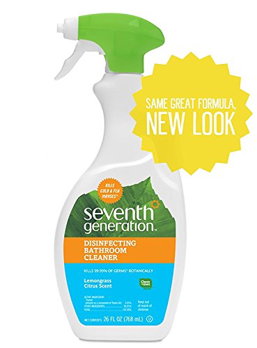 Seventh Generation Disinfecting Bathroom Cleaner Lemongrass Citrus 26 fl oz