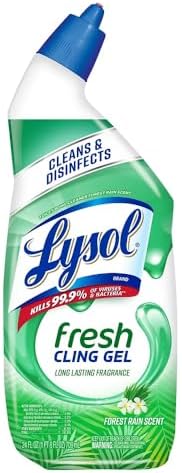 Lysol Toilet Bowl Cleaner Gel 24oz Forest Rain Scent