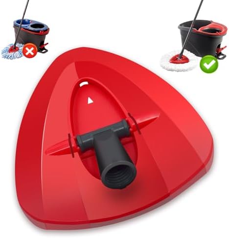 JIUMEE EasyWring 1-Tank Mop Replacement Head Red Base 1pcs