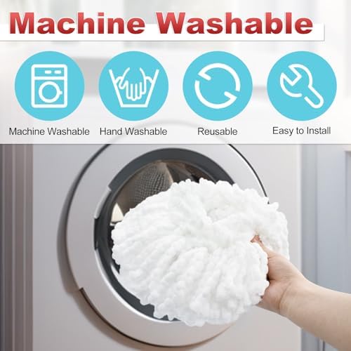 DLAIMI Spin Mop Replacement Set for Ocedar EasyWring 1-Tank System