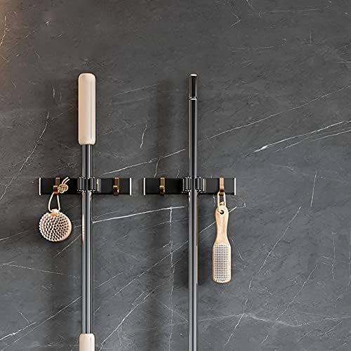 SHIJINHAO Wall-Mounted Mop Hook with Slide Mechanism
