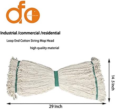 OFO Loop-End Cotton String Mop Head 3-Packs