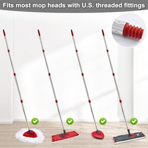4-Section Spin Mop Handle Replacement