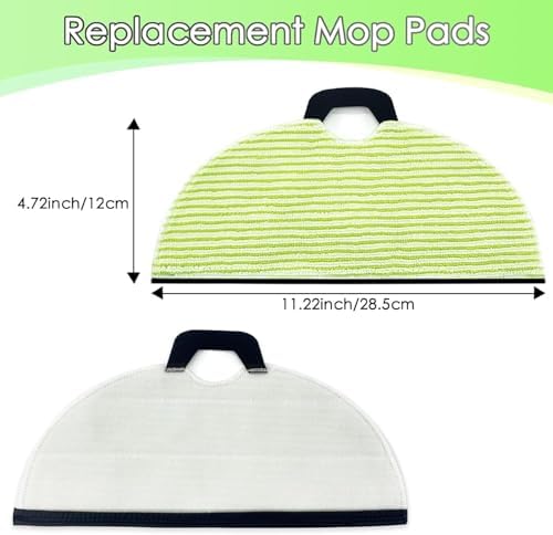 Marebm RV2001WD Vacuum Mop Replacement Pads 6 pcs