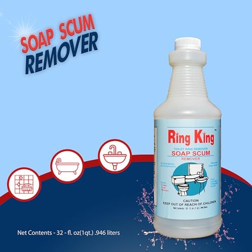 Ring King Toilet Soap Scum Remover 32OZ Multi-Surface
