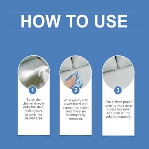 Faithfulm Fabric Couch Cleaner Stain Remover Spray 120ml 1