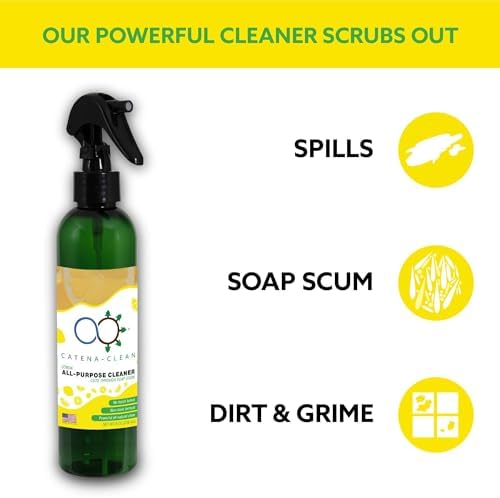 Catena Nano All Natural Lemon Bathroom Cleaner Pack of 3