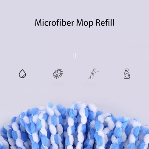 6 Pack Spin Mop Refill Pads for SIMPLI-MAGIC Compatible Systems