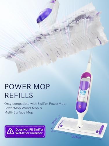 KLEANMAX 20 Count Power Mop Pads Refills for Swiffer
