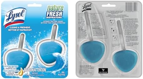 Lysol Automatic In-The-Bowl Toilet Cleaner with Atlantic Fresh Scent 2 Count
