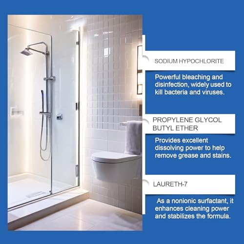 Power Foaming Bathroom Cleaner with Bleach 338OZ