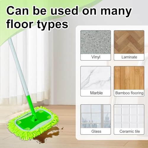Yuunaie Reusable Mop Pads for Swiffer 4-Pack