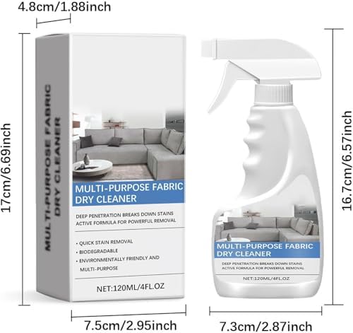 Faithfulm Fabric Couch Cleaner Stain Remover Spray 120ml 1
