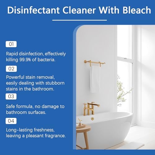 Power Foaming Bathroom Cleaner with Bleach 338OZ