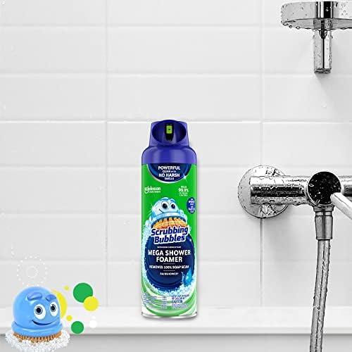 Scrubbing Bubbles Mega Bathroom Foamer Rainshower Scent 20oz Pack of 2