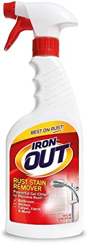 OUT Iron Out Rust Stain Remover Spray Gel 16 Fl Oz 2 Pack