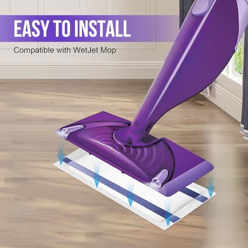 YHOVID Mopping Pad Refill for Wet Jet Mop 60 Pcs