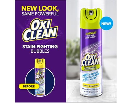 OxiClean Foam-Tastic Bathroom Cleaner 19oz 2-Pack