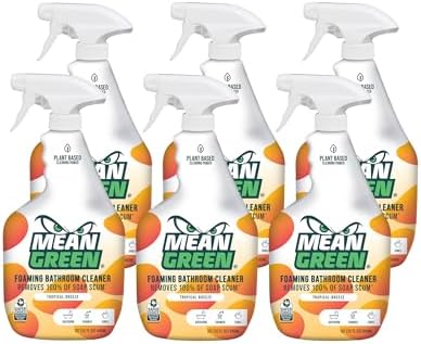 Mean Green Bathroom Cleaner Tropical Breeze 32 Ounce 6 Pack