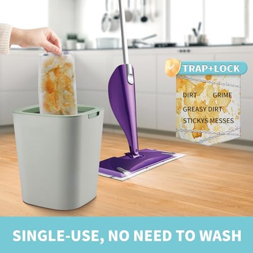 AIR U Disposable Mop Pad Refills for Swiffer Wet Jet 30 Count