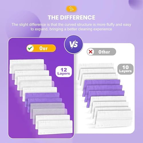 15 Pack Power Mop Refills for Swiffer Compatible