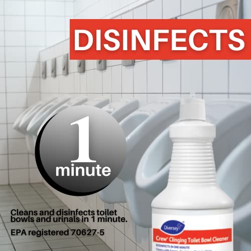 CREW Clinging Toilet Bowl Cleaner with Floral Scent