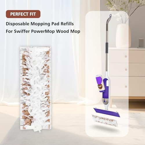20 Pack CANAVY Swiffer PowerMop Wood Mop Refills
