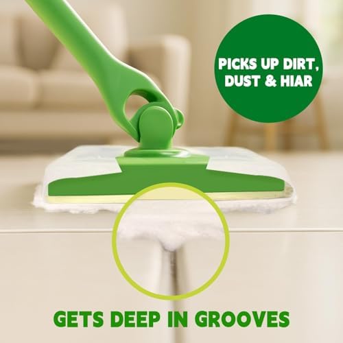 ClicLak Dry Mop Refills 60 Count for Pet Hair Dust