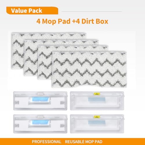 Reusable Mop Pad Refills for Shark VACMOP Models